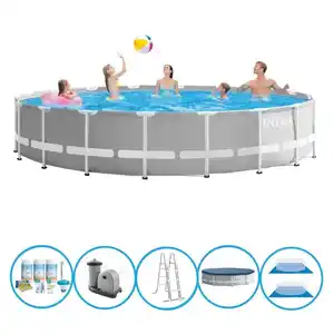 Intex Pool Prism Frame - Schwimmbad-Paket - 549x122 cm