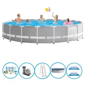 Intex Pool Prism Frame - Schwimmbad-Paket - 610x132 cm