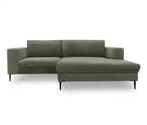 DOMO collection Ecksofa »Modica« mit Longchair rechts, dunkelgrün