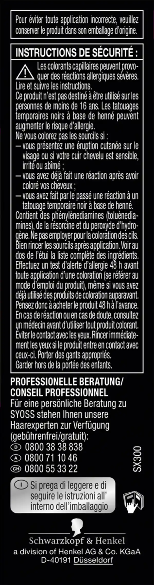 Bild 2 von Syoss Augenbrauen Kit Hellbraun 5-1, 17 ml