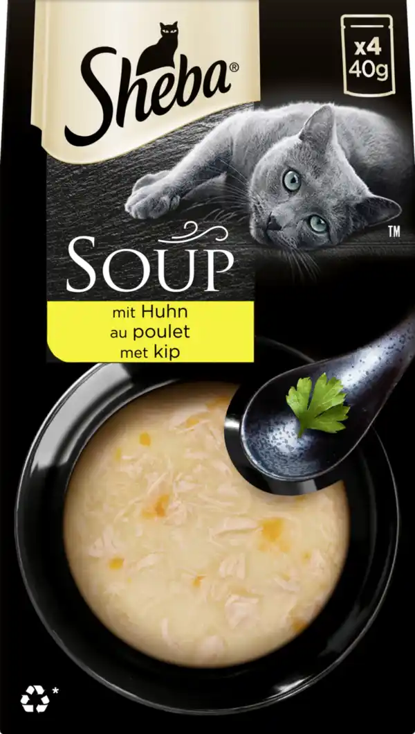 Bild 1 von Sheba Soup mit Huhn Multipack, 160 g