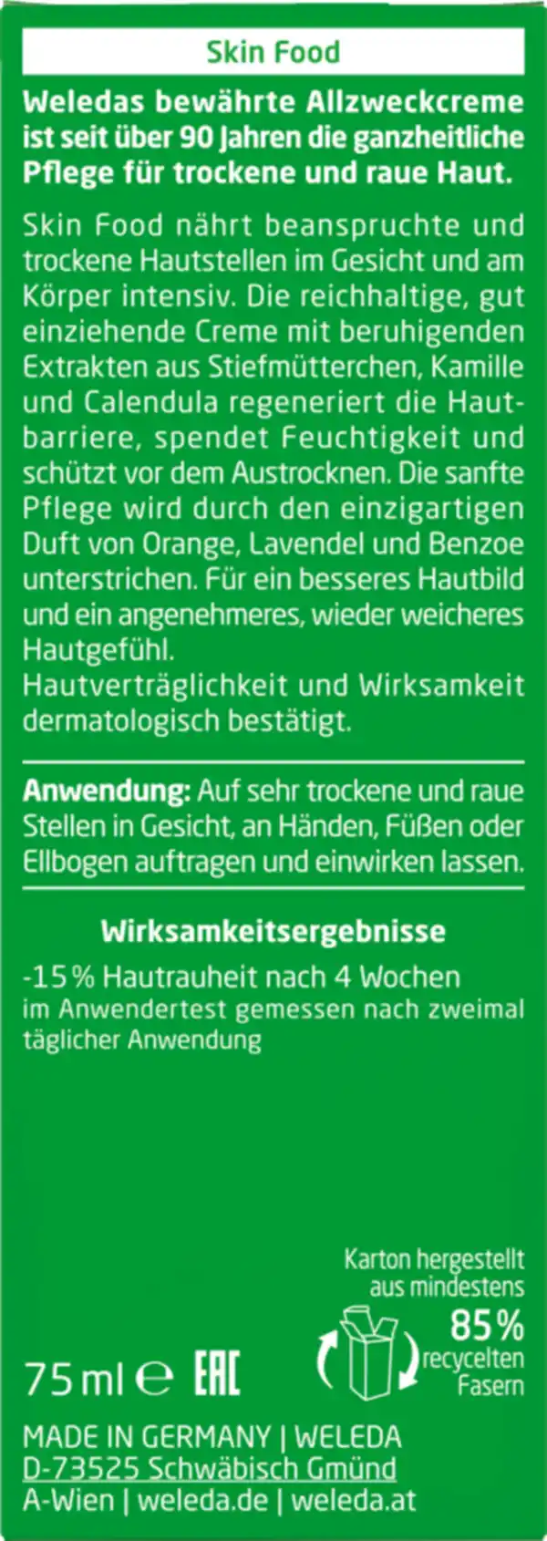 Bild 2 von Weleda Skin Food Hautcreme, 75 ml