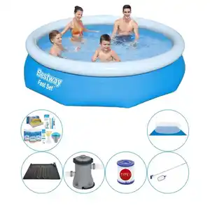 Schwimmbadpaket - Bestway Fast Set 305x76 cm Rund