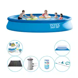 Pool-Set - 7-teilig - Intex Easy Set Rund 457x84 cm