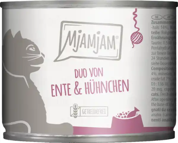 Bild 1 von MjAMjAM DUO von zarter Ente & saftigem Hühnchen an Möhrchen, 200 g