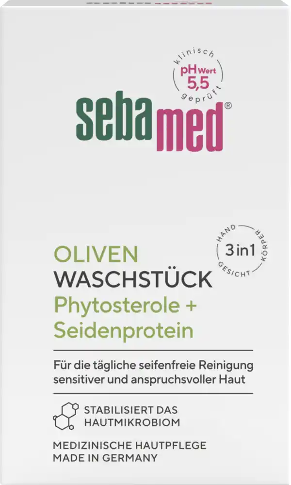 Bild 1 von sebamed Waschstück mit Olive, 150 g