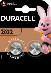 Duracell Specialty 2032 Lithium Knopfbatterie 2 Stk.