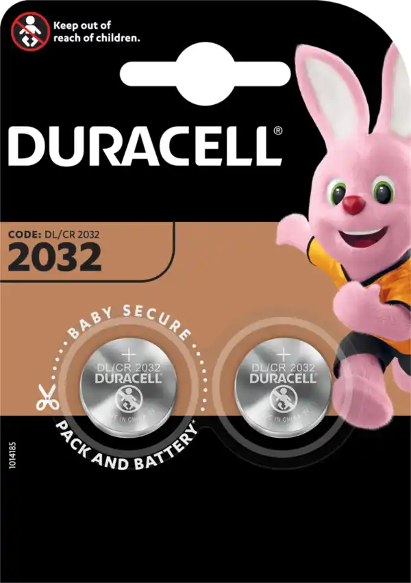 Bild 1 von Duracell Specialty 2032 Lithium Knopfbatterie 2 Stk.