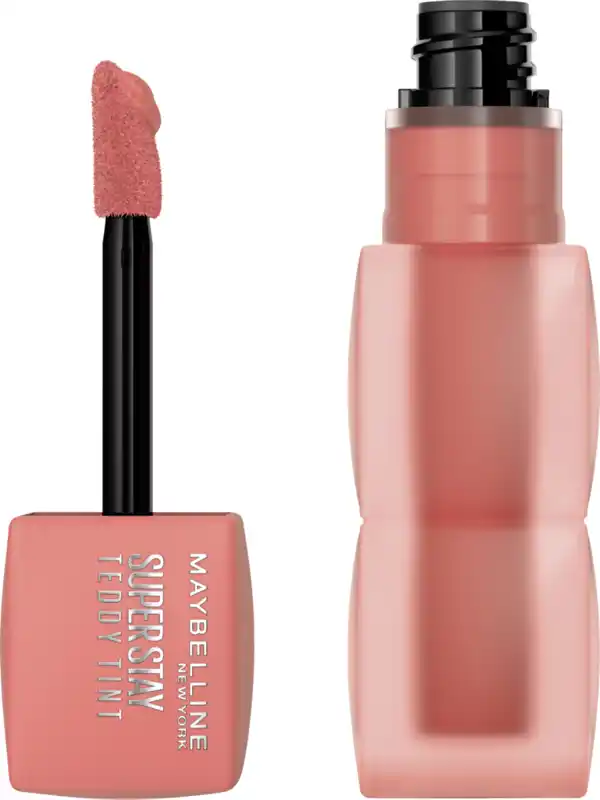Bild 4 von Maybelline New York Superstay Teddy Tint Lippenstift 25 Baby Tee, 5 ml