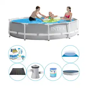 Swimming Pool Plus Zubehör - Intex Prism Frame Rund 305x76 cm