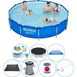 Bestway Steel Pro 366x76 cm Rund - Schwimmbadpaket