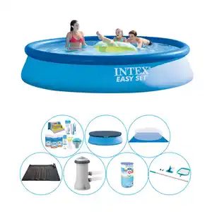 Schwimmbadeset - Intex Easy Set Rund 396x84 cm