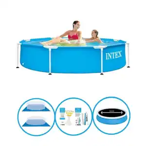 Intex Pool Metal Frame 244x51 cm - Inklusive Zubehör