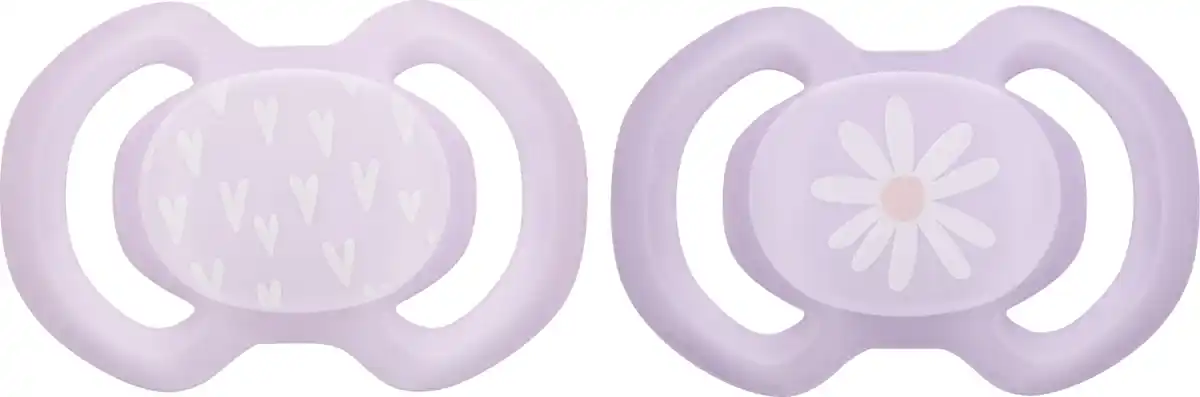 Bild 2 von Babydream Beruhigungssauger Der Symmetrische Herzen & Blume 0-3 Monate