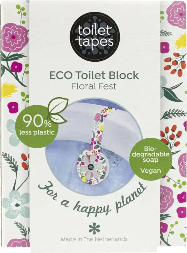 Bild 1 von toilet tapes ECO WC-Stein floral fest