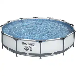 Bestway - Steel Pro MAX - Schwimmbecken mit Filterpumpe - 366x76 cm - Rund