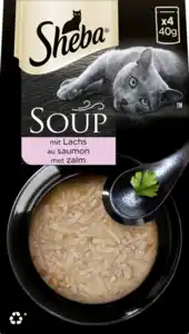 Sheba Soup mit Lachs Multipack, 160 g