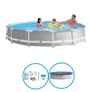 Intex Pool Prism Frame 366x76 cm - Schwimmbad-Paket