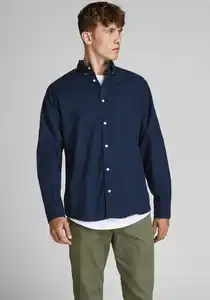 Jack & Jones Langarmhemd OXFORD SHIRT