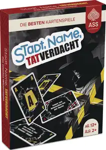 Stadt, Name, Tatverdacht Kartenspiel