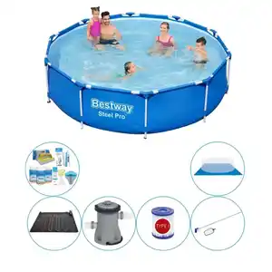 Schwimmbadpaket - Bestway Steel Pro 305x76 cm Rund