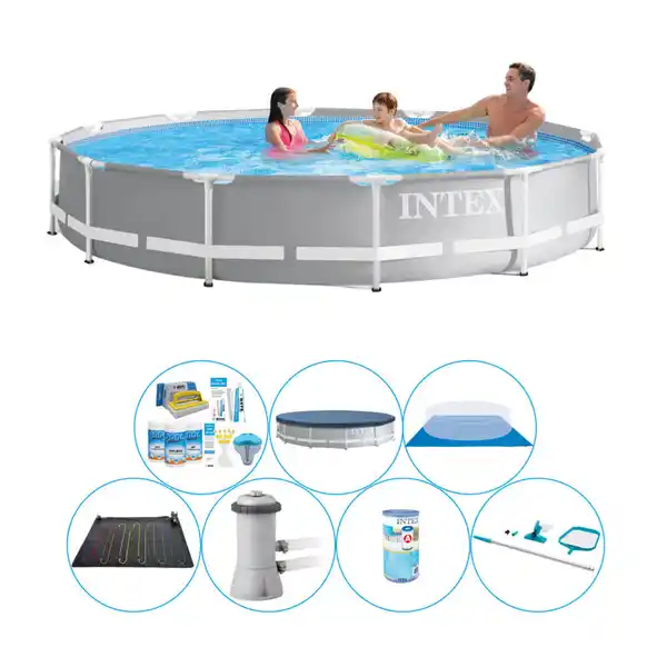 Bild 1 von Intex Prism Frame 366x76 cm Rund - Swimmingpool-Paket