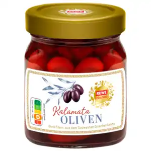 REWE Feine Welt Kalamata Oliven ohne Stein 135g