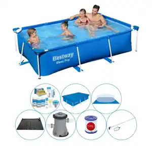 Bestway Steel Pro 259x170x61 cm Rechteckig - Schwimmbadpaket