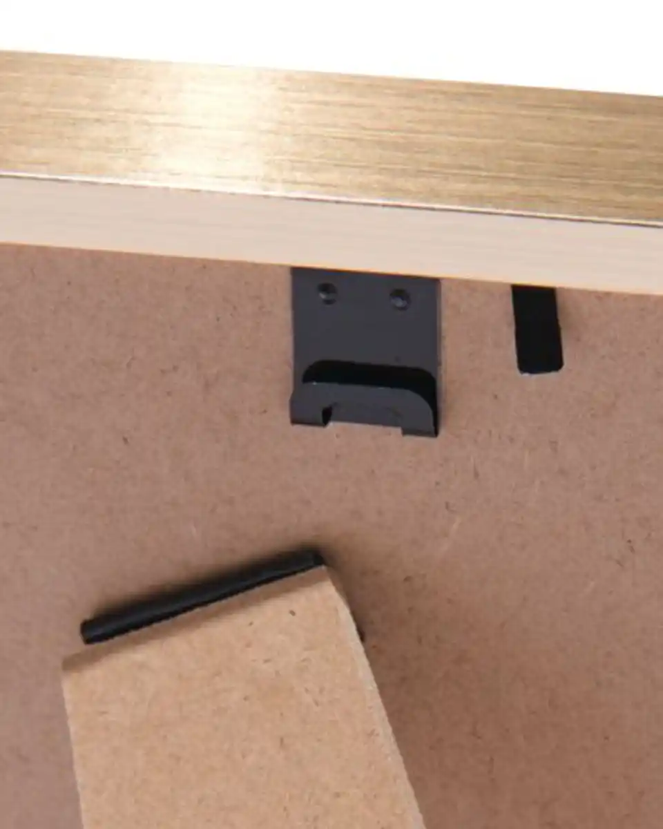 Bild 4 von Bilderrahmen aus Holz 10x15, Facettenrand, Gold