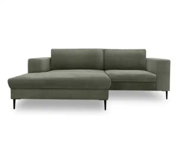 Bild 1 von DOMO collection Ecksofa »Modica« mit Longchair links, dunkelgrün