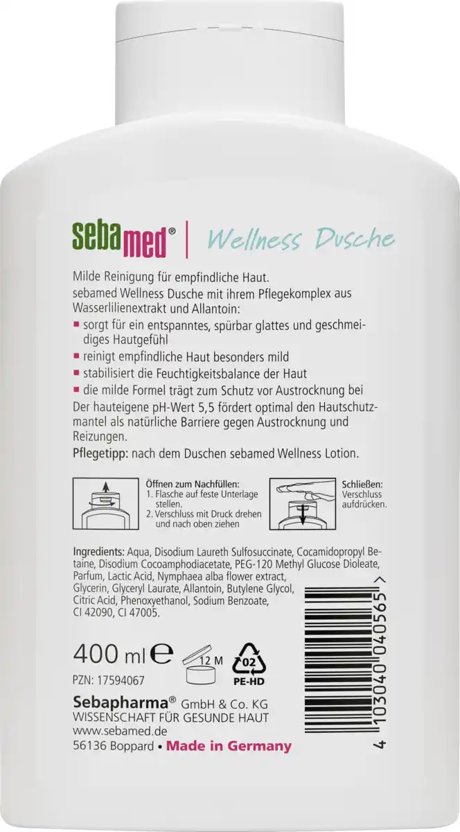 Bild 2 von sebamed Wellness Dusche, 400 ml