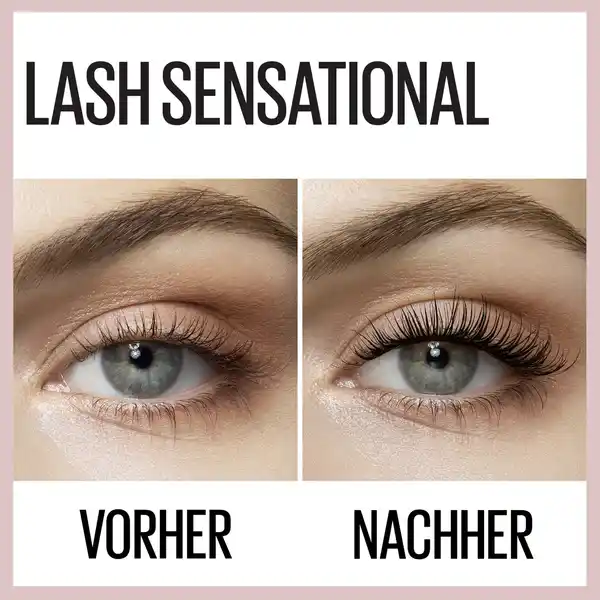 Bild 4 von Maybelline New York Mascara Lash Sensational Voller-Wimpern-Fächer Very Black Waterproof, 9,5 ml