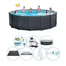 Bild 1 von Intex Graphite Grey Swimming Pool Super Deal - 478x124 cm