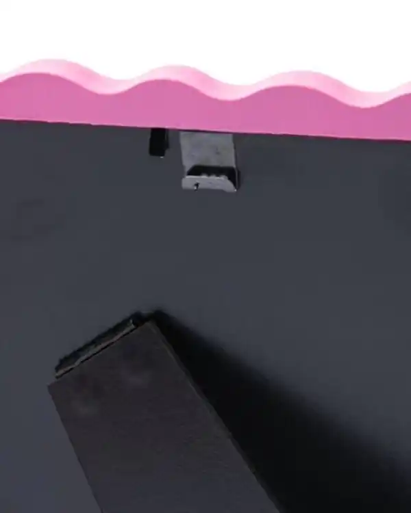 Bild 3 von Bilderrahmen, 15 x 20 cm, Holz, Wellen, rosa