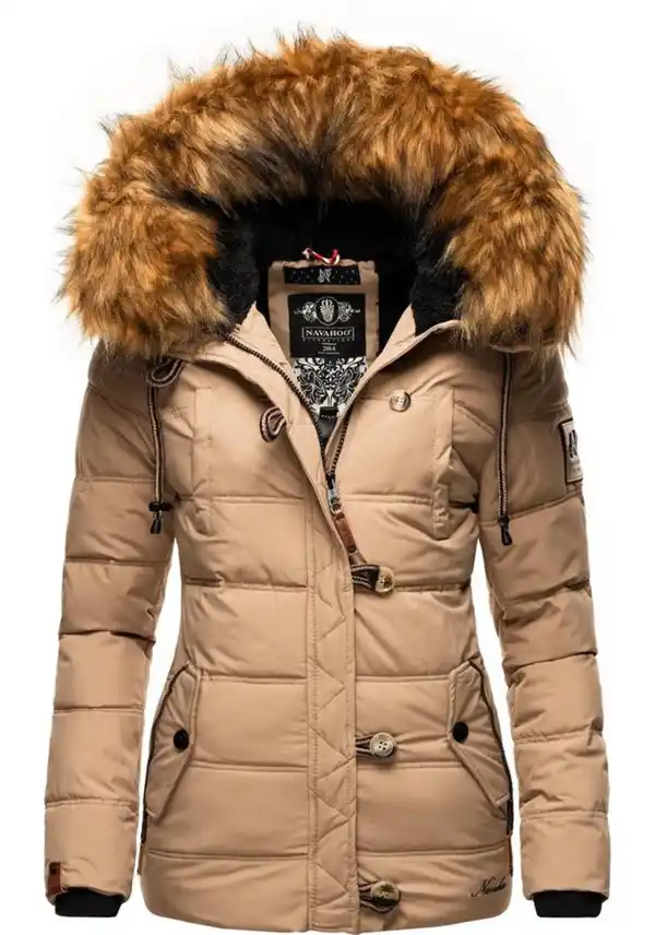 Bild 1 von Navahoo Winterjacke Zoja stylische Steppjacke mit Kunstpelz Kapuze