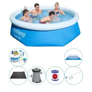 Bestway Fast Set 244x66 cm Rund - 7-teilig - Schwimmbadpaket