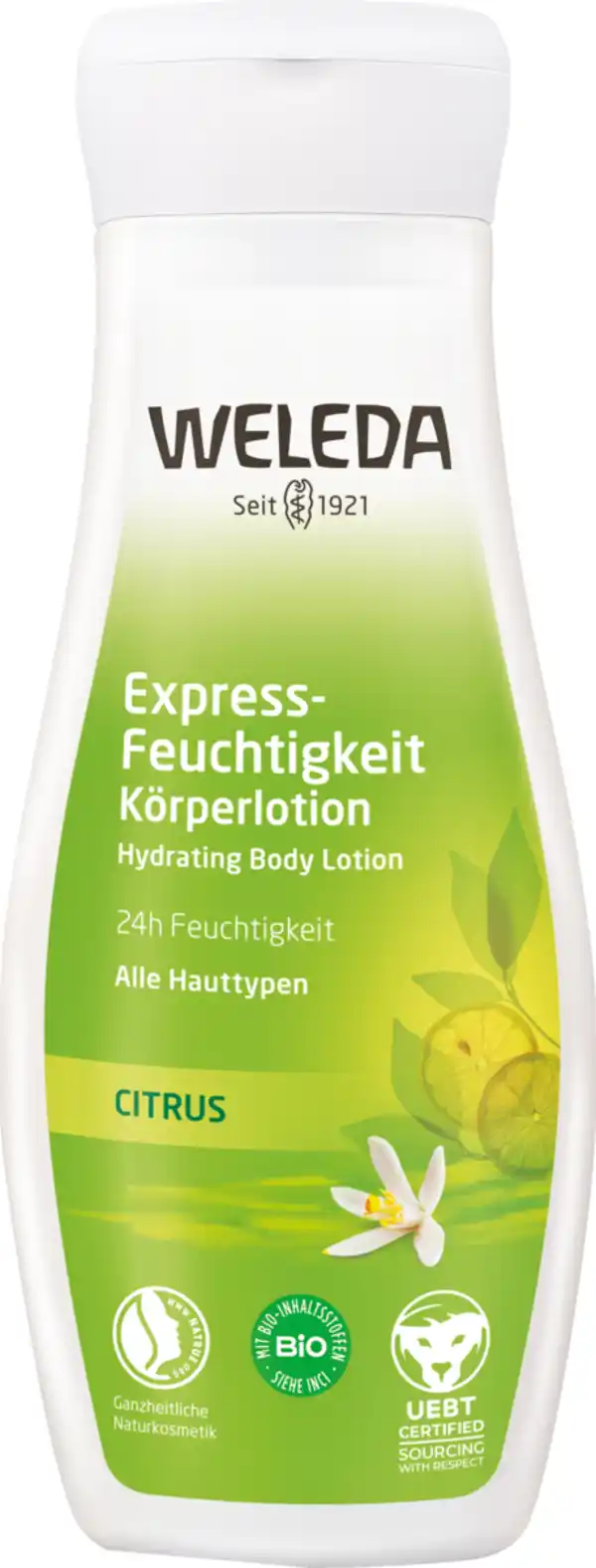 Bild 1 von Weleda Express-Feuchtigkeit Körperlotion Citrus, 200 ml