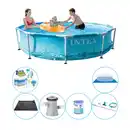 Bild 1 von Intex Metal Frame Strandseite 305x76 cm - 7-teilig - Swimmingpool-Paket