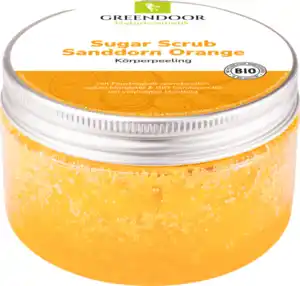 GREENDOOR Sugar Scrub Sanddorn Orange, 230 g