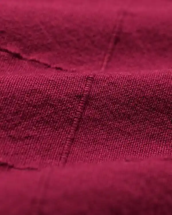 Bild 2 von Tischdecke 140 × 240 cm Baumwolle weinrot kariert