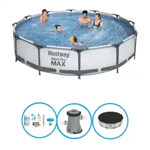 Bestway Pool Steel Pro MAX - Poolpaket - 366x76 cm