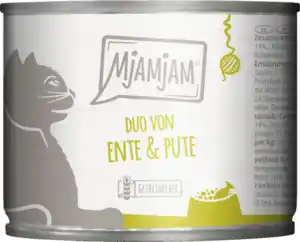 MjAMjAM DUO von zarter Ente & guter Pute an gedämpftem Kürbis, 200 g