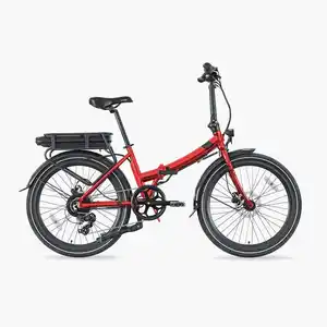 E-Bike Klapprad Citybike - Legend Siena 24" 13 Ah Rot