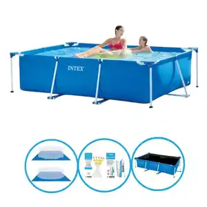 Intex Pool Rectangular Frame 220x150x60 cm - Inklusive Zubehör