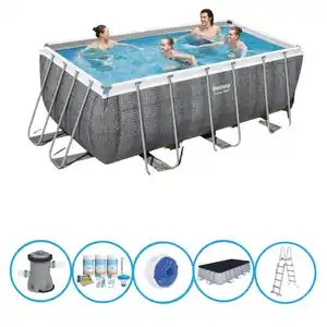 Bestway Pool Power Steel - Poolpaket - 412x201x122 cm