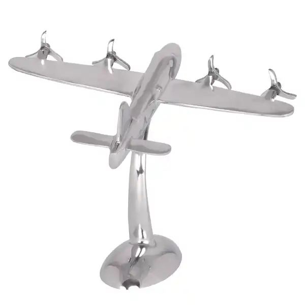 Bild 4 von Design Deko Flugzeug Propeller aus Aluminium Farbe Silber