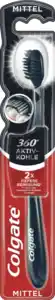 Colgate Zahnbürste 360° Aktivkohle mittel