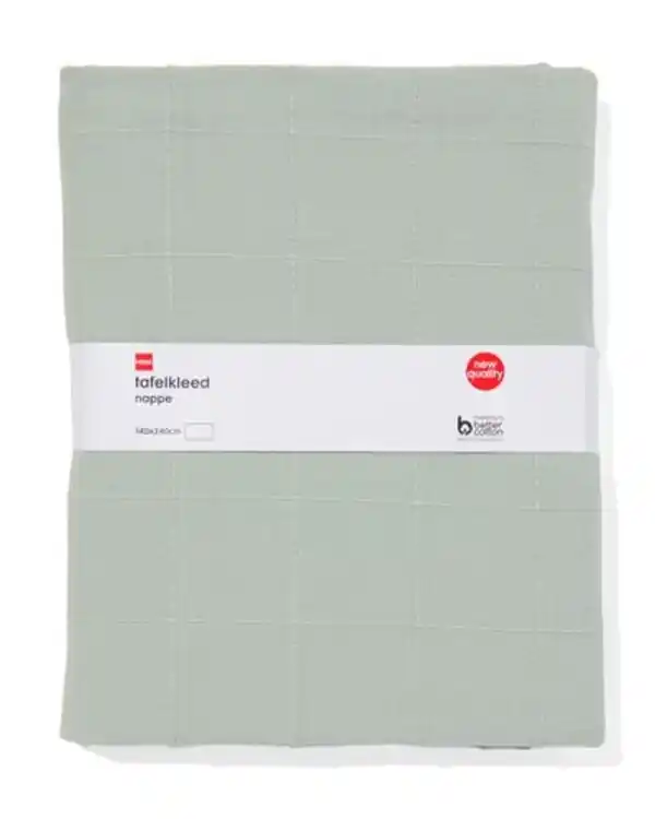 Bild 3 von Tischdecke, Karo, 140 x 240 cm, Baumwolle, grün