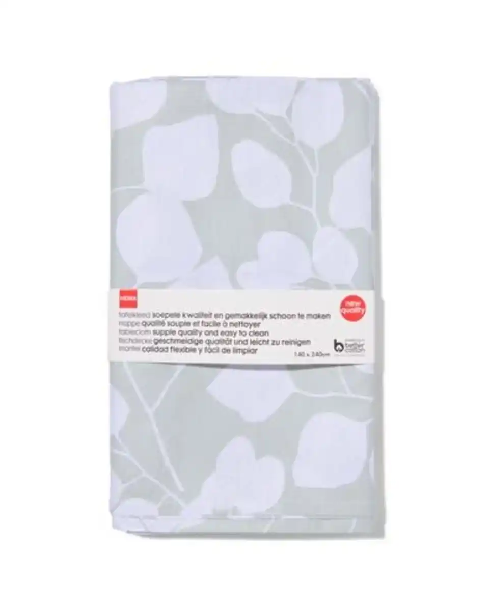 Bild 2 von Tischdecke mit Blattmuster, 140 x 240 cm, Baumwolle, beschichtet