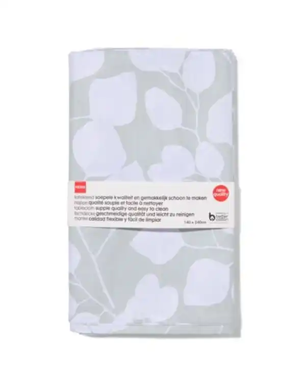 Bild 2 von Tischdecke mit Blattmuster, 140 x 240 cm, Baumwolle, beschichtet